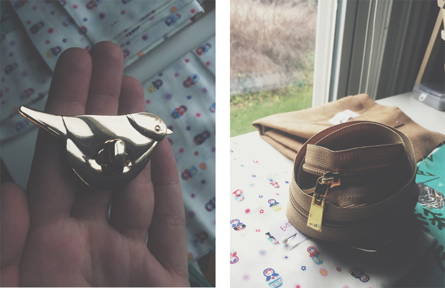 It's all about the hardware; I love using gold accents