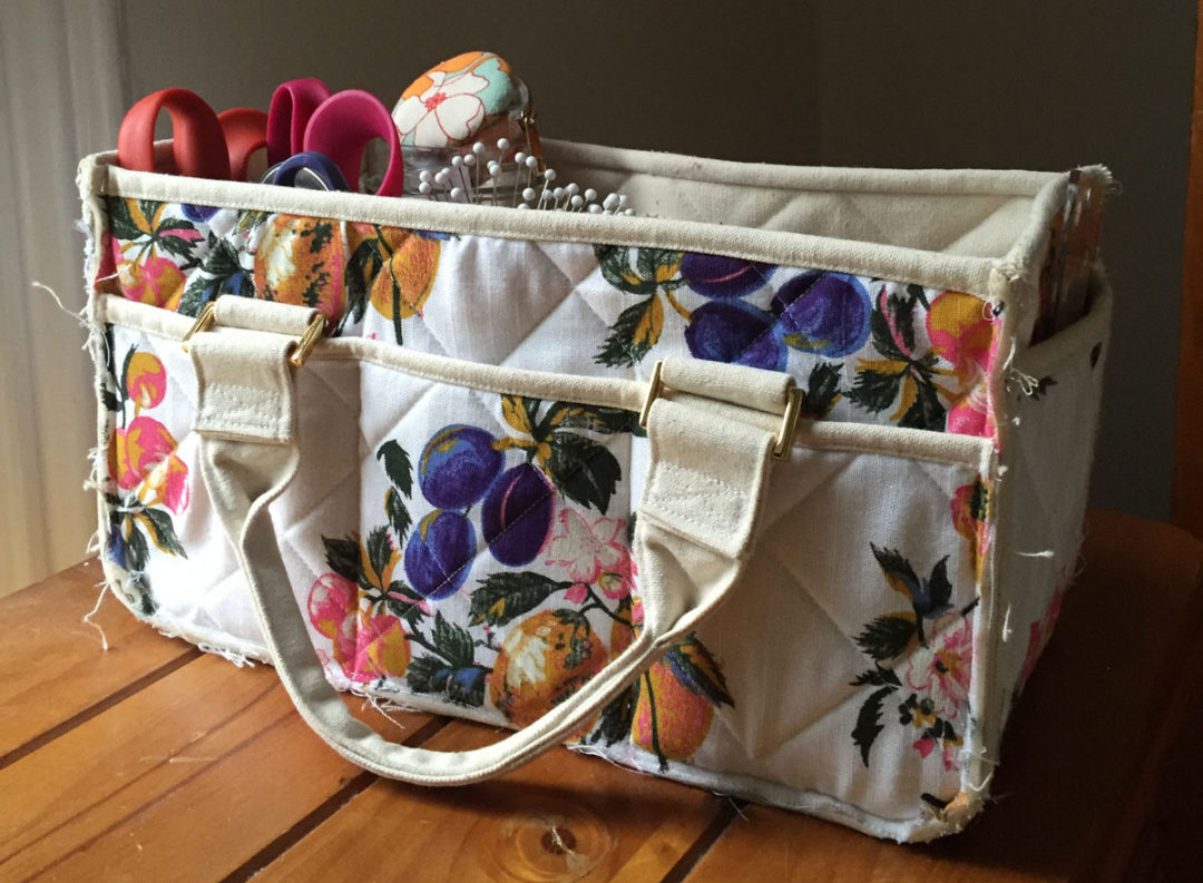 diy sewing caddy